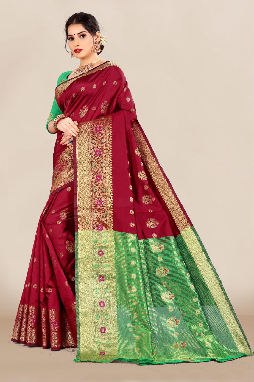 Vivera Cristina 3 Festive Wear Maithili Designer Fancy Silk Saree Collection